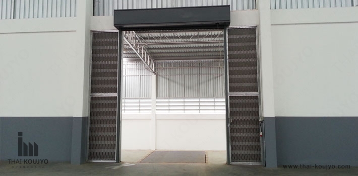 gate to back side loading area gate to back side loading area
